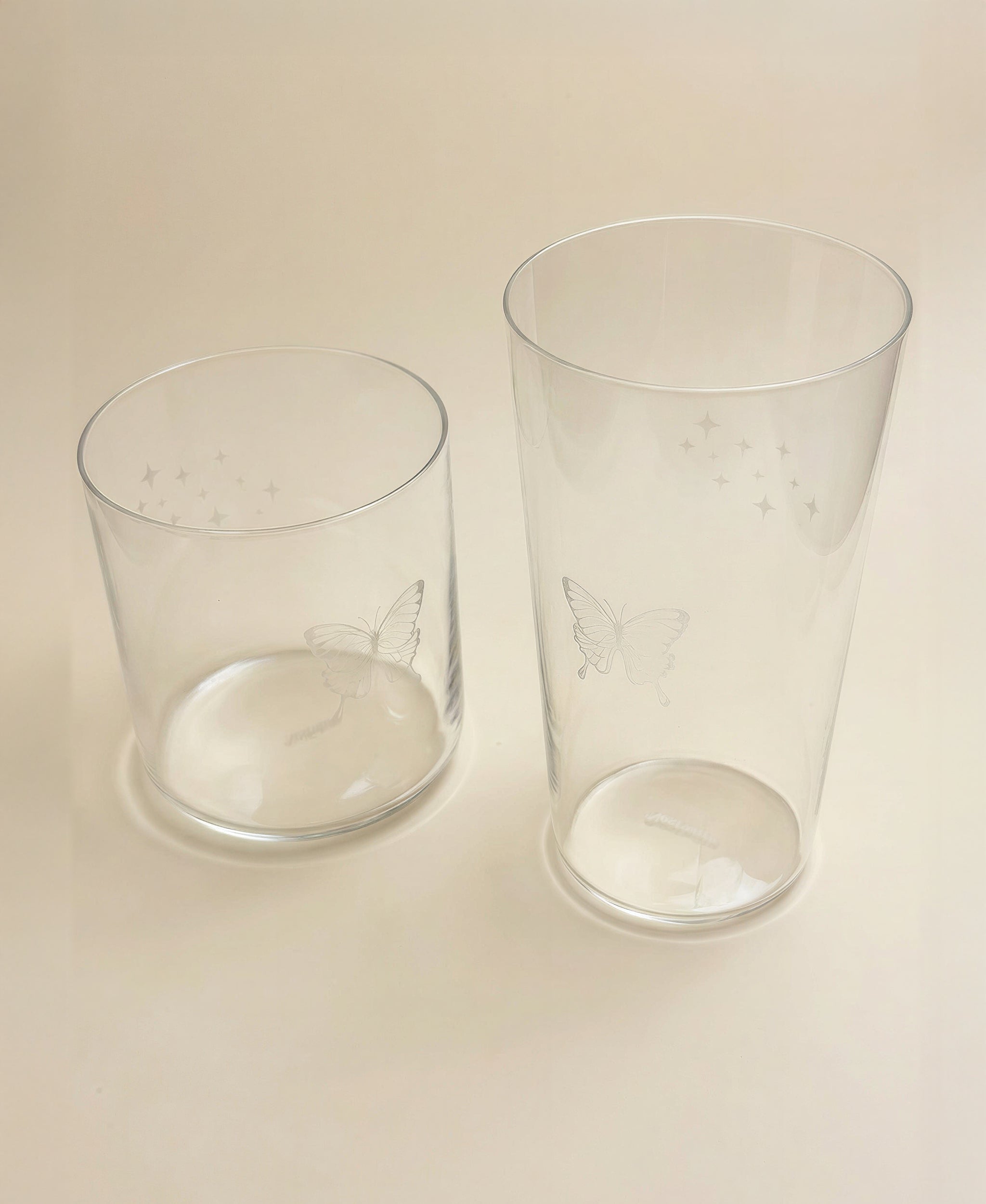 Butterfly Ultra Thin Crystal Beer Glass