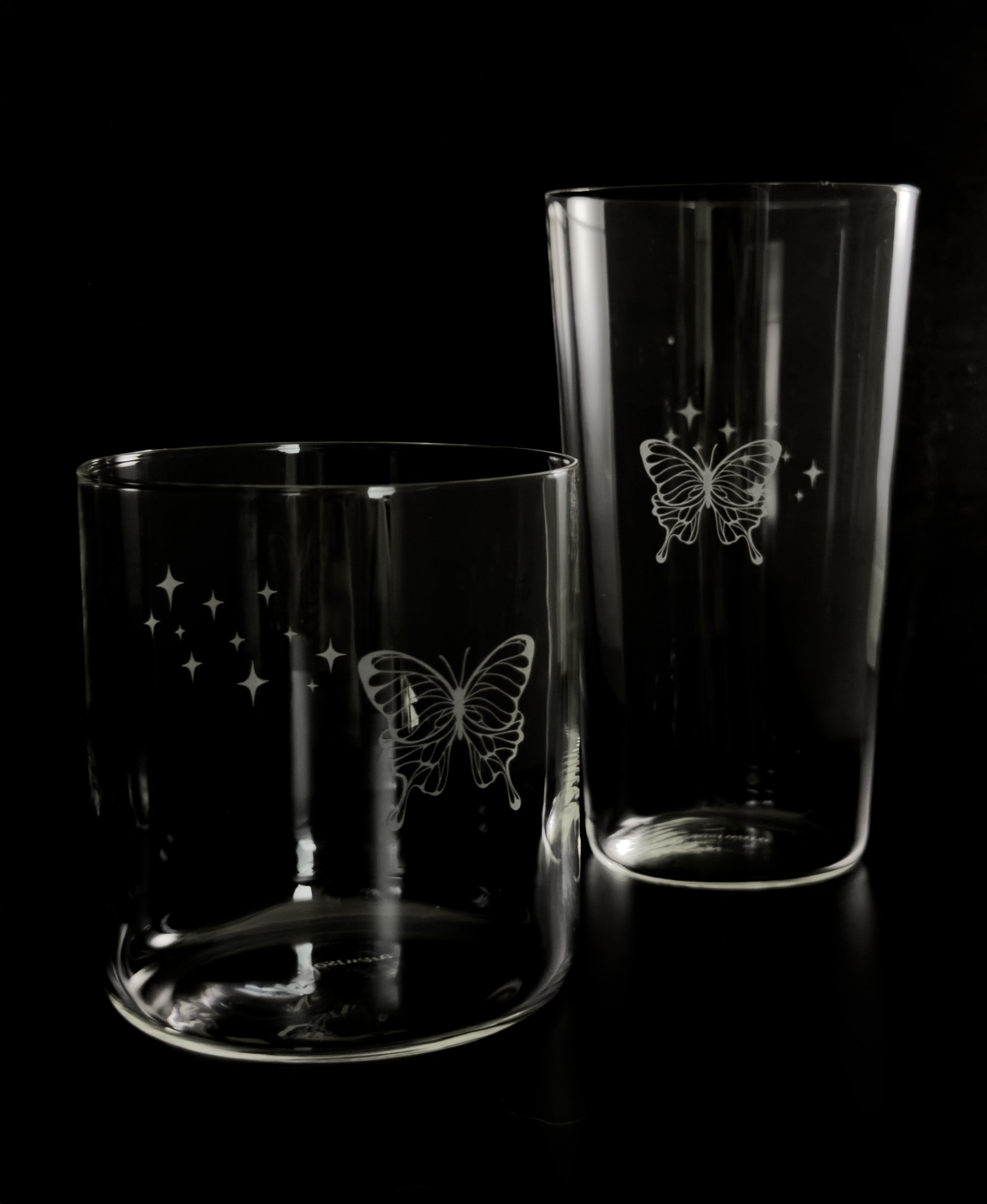 Butterfly Ultra Thin Double Old Fashioned Glass