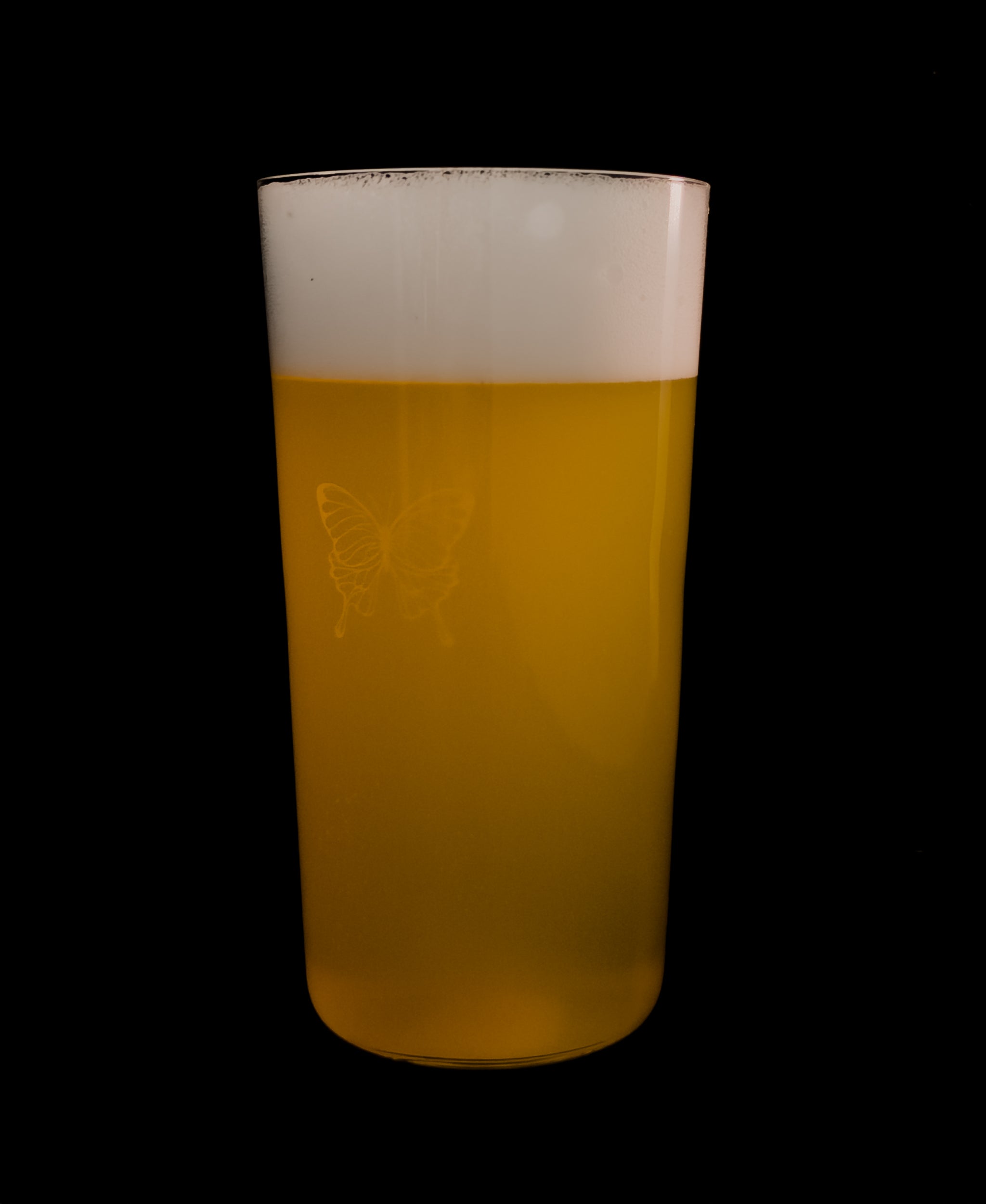 Butterfly Ultra Thin Crystal Beer Glass