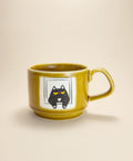 Cat Print Ceramic Coffee Mug