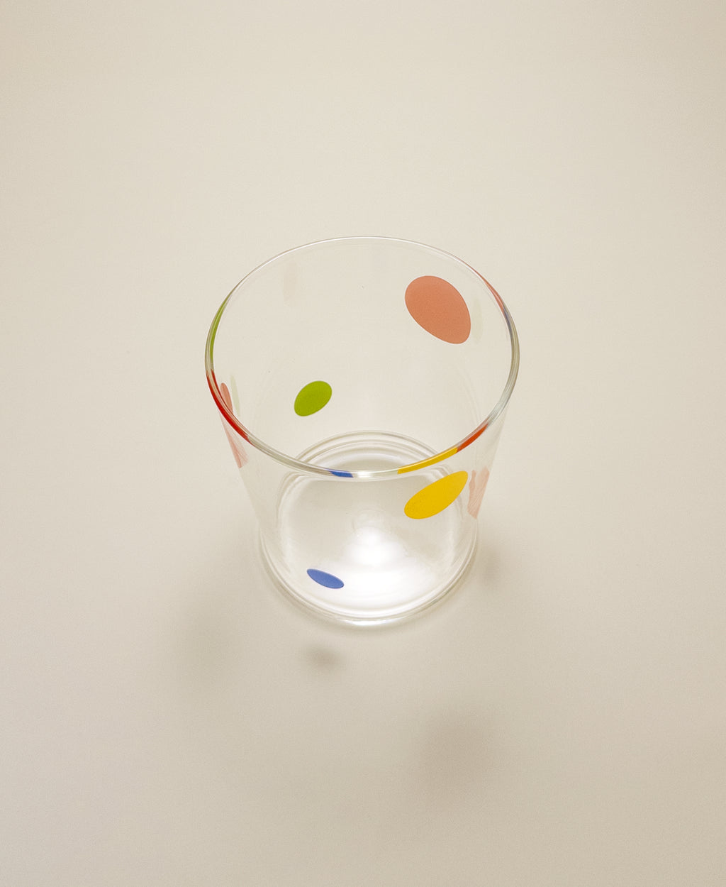 Retro Dot Glass Tumbler