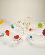 Retro Dot Glass Tumbler