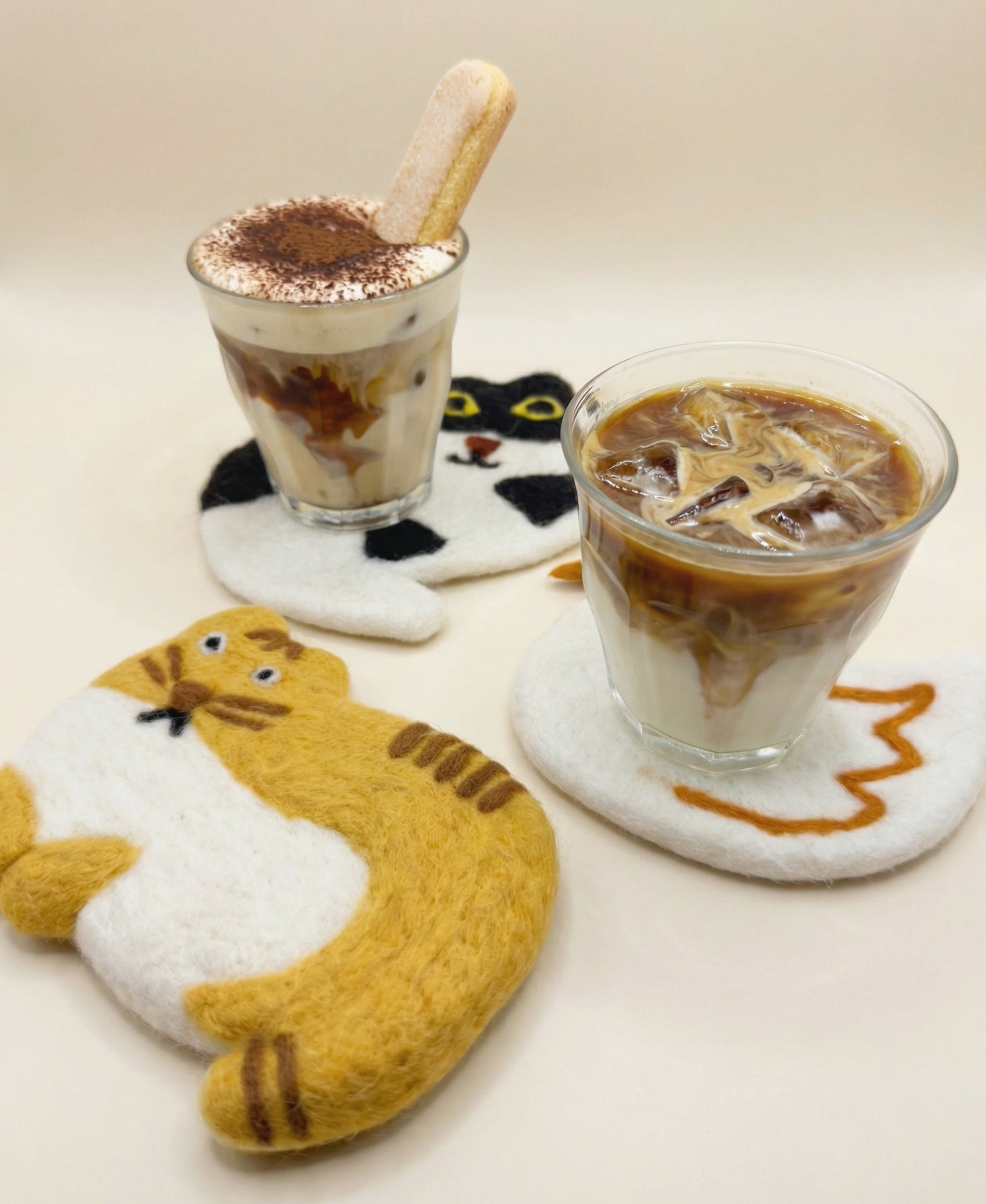 Felt Animal Shape Coasters