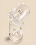 Daisy Thick Glass Cup