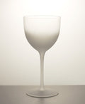 Half Frosted Crystal Nick & Nora Glass