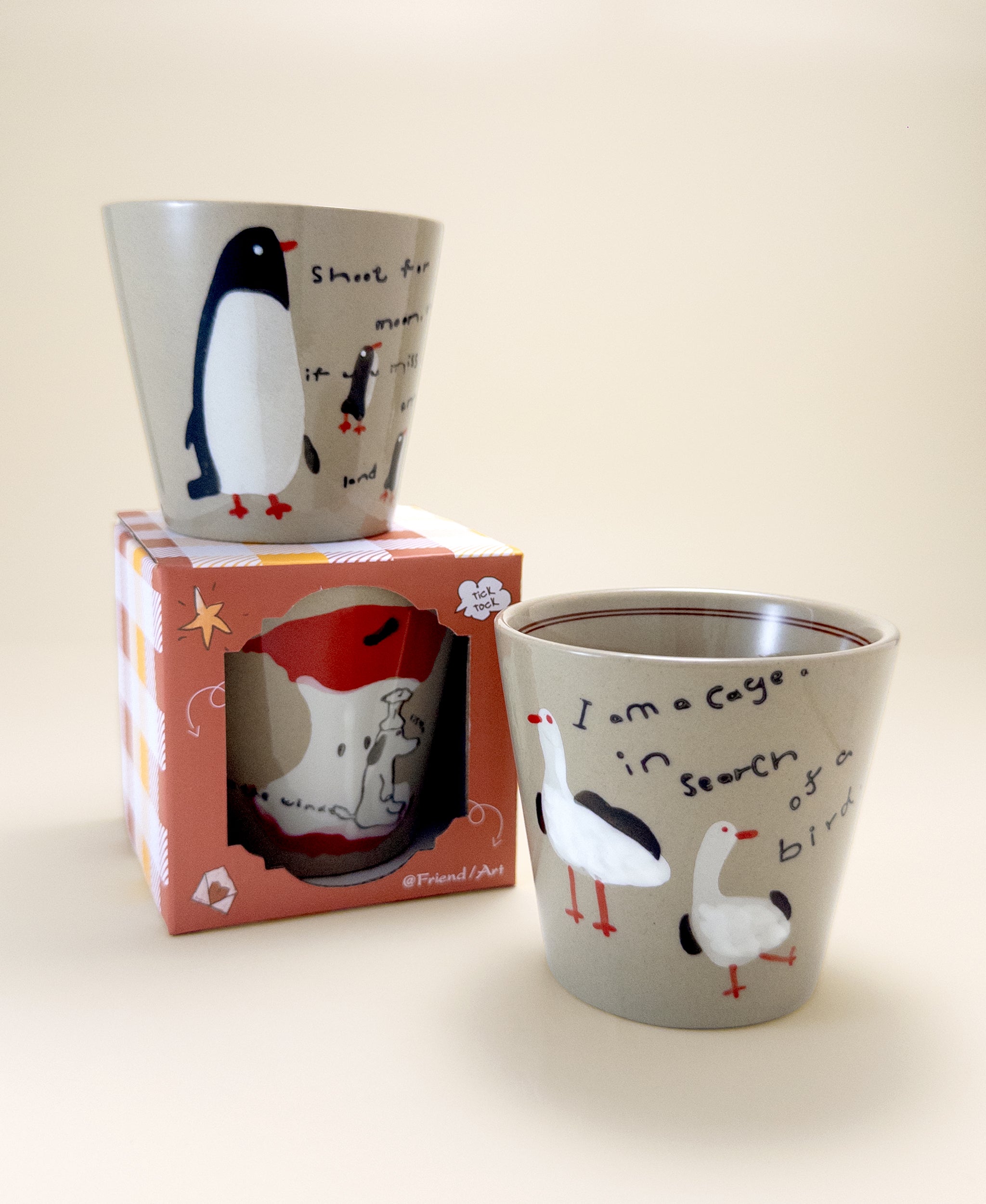 Hand-Painted Ceramic Mug