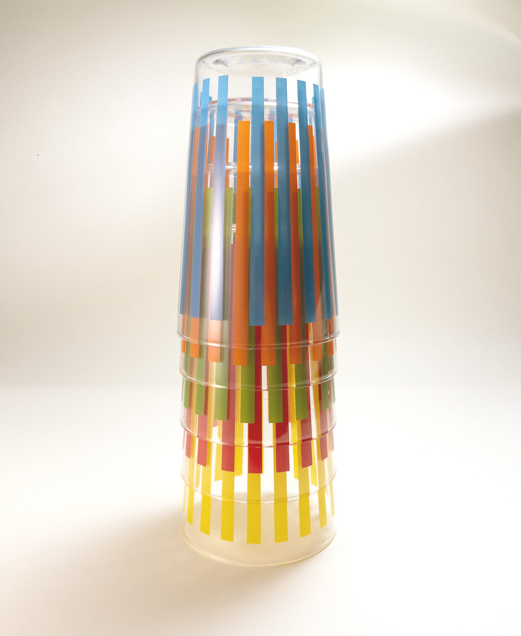 Retro Stripe Glass
