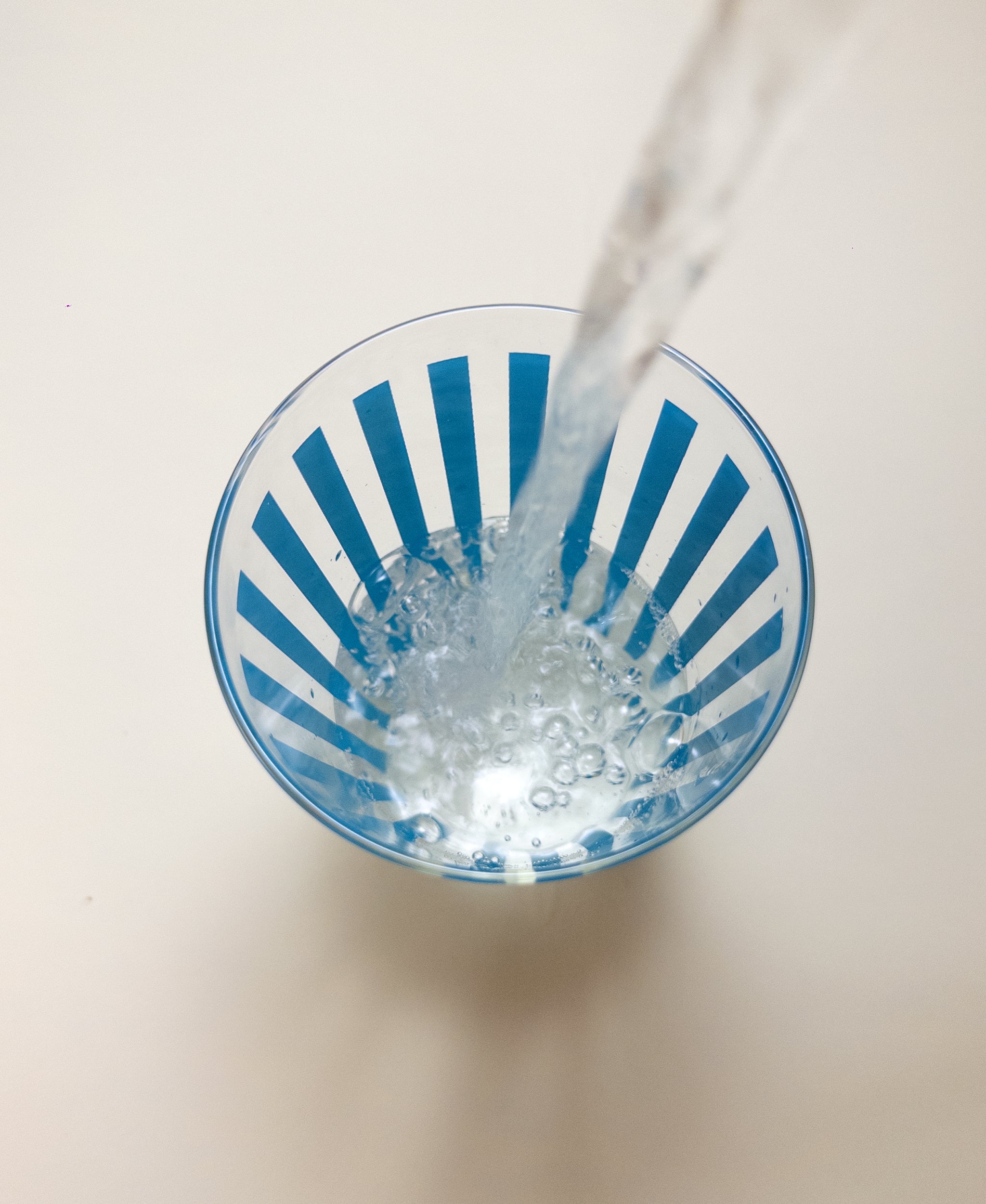 Retro Stripe Glass
